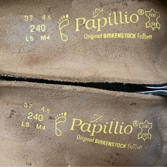 Original Birkenstock Papillio Birko-Floral gray white Size 37 and women’s 6 - Picture 3 of 6